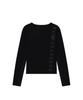 AAKAM Side Eyelet Long Sleeve (Black)