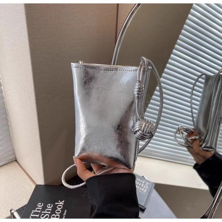 Bolsa Transversal Estilosa para Celular Feminina, Porta-Chaves Mini de Verão 2025 e Bolsa de Ombro Único