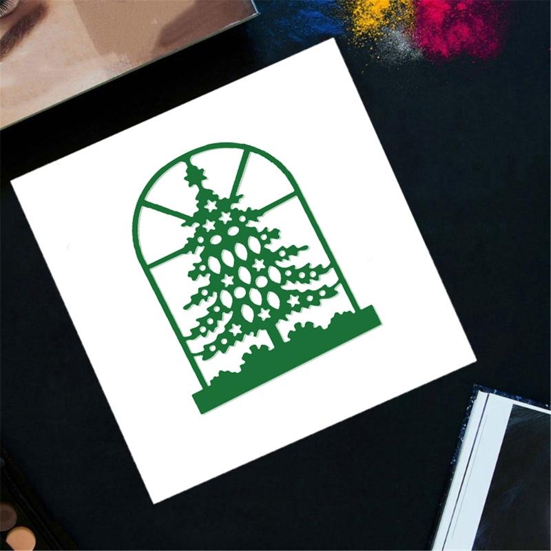 Christmas Tree Metal Cutting Dies Stencils for DIY Scrapbooking Decorative Embossing Paper Cards Template Decor Die Cuts