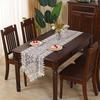 European Lace Embroidered Table Runner & Coaster Set
