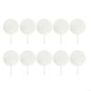 62KD 10pcs DIY Blank Fan Ornament Multifunction Household Decorative Fan