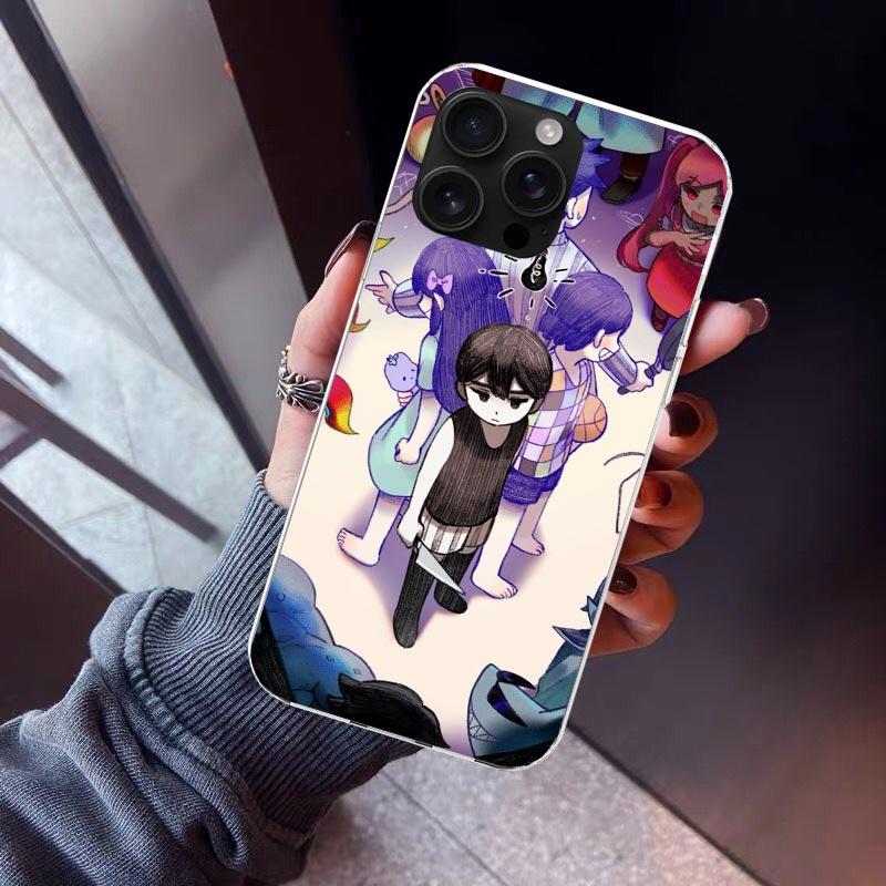 Game O-Omori Cartoon Phone Case For iPhone 17 Air 16 15 Pro Max 14 Plus 13 Mini 12 11 Cover 7 8 SE Silicone Shell Print Fundas 1