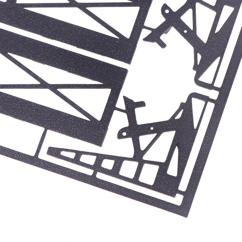 1 Set Cadru Model Parcare Vehicule cu Două Nivele Pentru Mașinuță Jucărie Aliaj 1/64 Piese de Asamblare Decor Scenă Suport Mașină Garaj Imprimat 3D