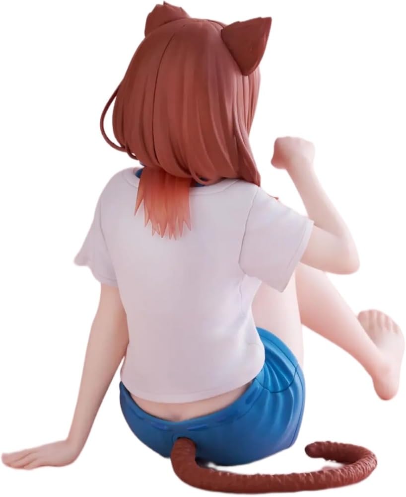 The Quintessential Desktop Cute Figure Nakano Miku Illustration Cat Room Wear 1 Type Quintuplets2 - (Original Ver.) -