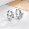 European-American Zirconia Diamond Ear Cuff: Elegant, High-End Luxury Style for Women.