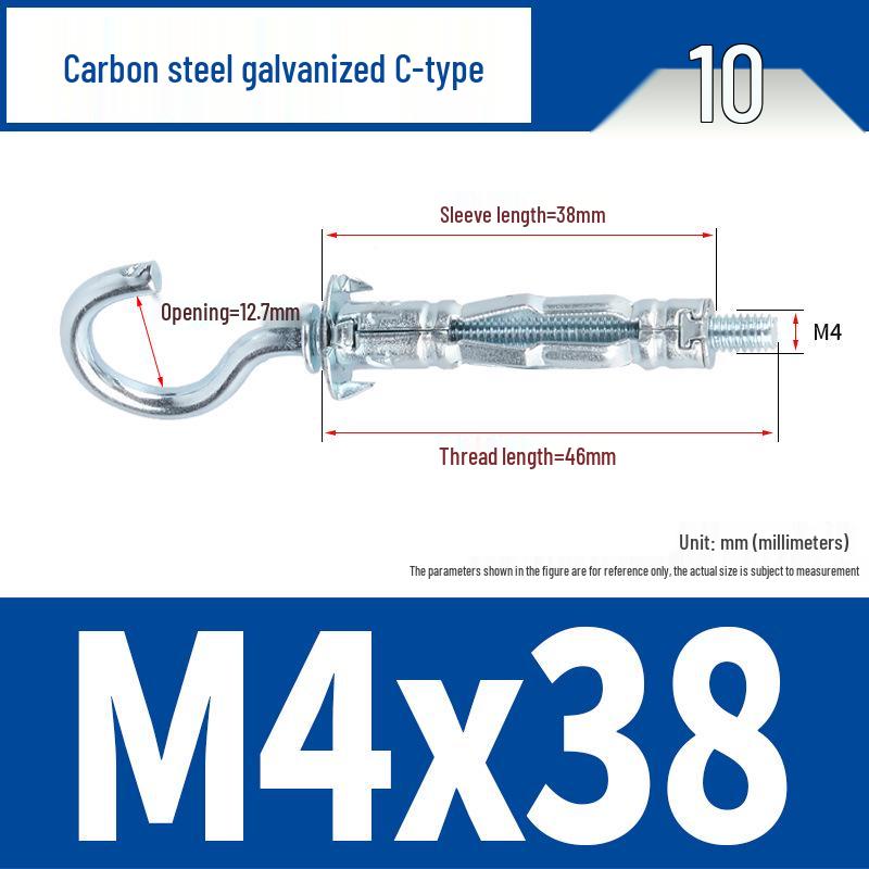 Plastic Petal Nut Expansion Screw for Hollow Sheet Metal - Fixed Lantern Rivet Expansion Bolt