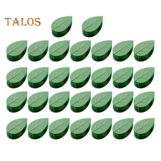 10/30/50/100 stk Plantevinholder Klatreveggfesteklips med klare selvklebende klistremerker Bladform Plantefikseringsklemmer for innendørs utendørsvegg