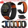 Cinturini per Orologi in Morbido Nylon a Rilascio Rapido 22mm 26mm Per COROS VERTIX 2 / 2S Cinturino per Orologio Per Garmin Fenix 8 6 6X 7 7X 5 5X