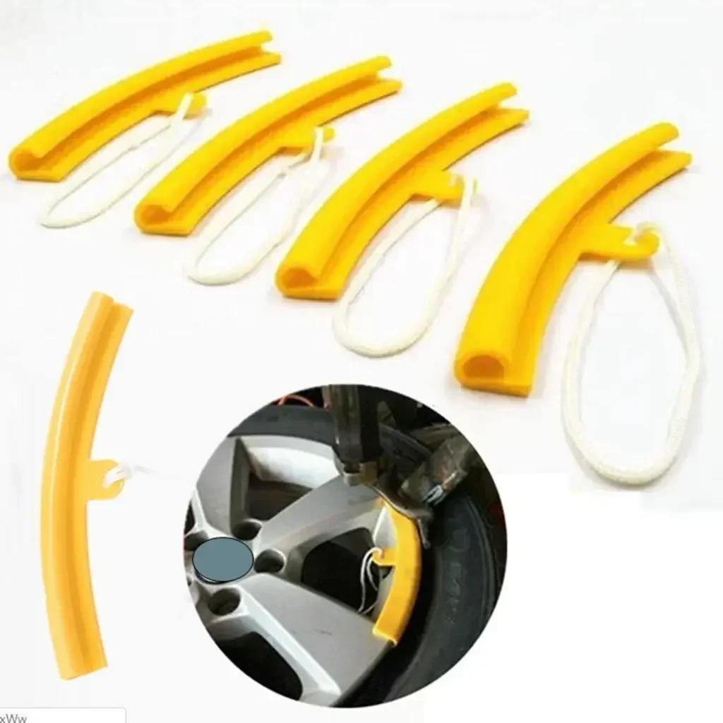 5pcs Motorcycle Wheel Rim Protector Motorcycle Tyre Remove Edge Soft Cover Protection Tyre Rim Protector Change Accessories