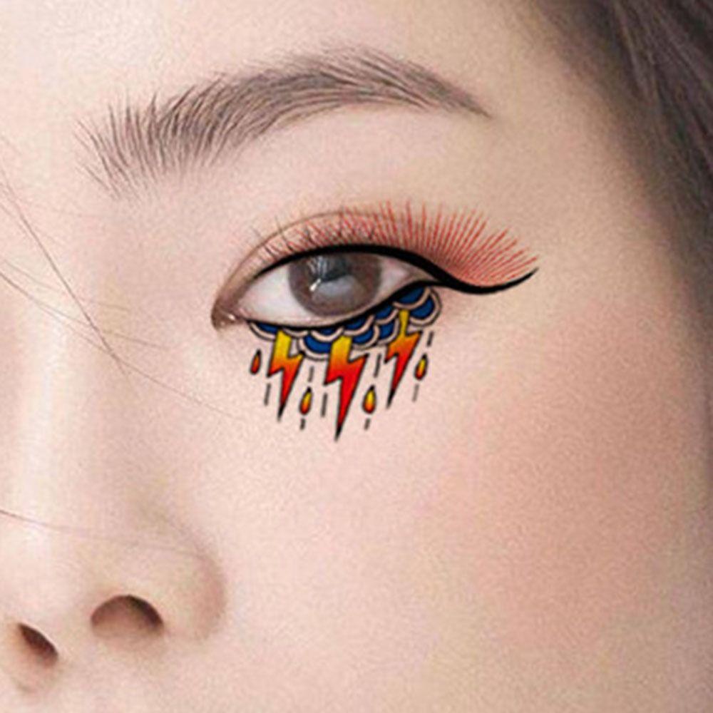 

Waterproof Eyelash Tattoo Sticker Temporary Eye Shadow Tattoo Stickers Halloween