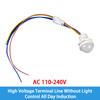 AC110-240V DC12-24V Automatischer Sensor-Lichtschalter LED PIR Infrarot Bewegungssensor Erkennung Mini LED Empfindliches Nachtlicht