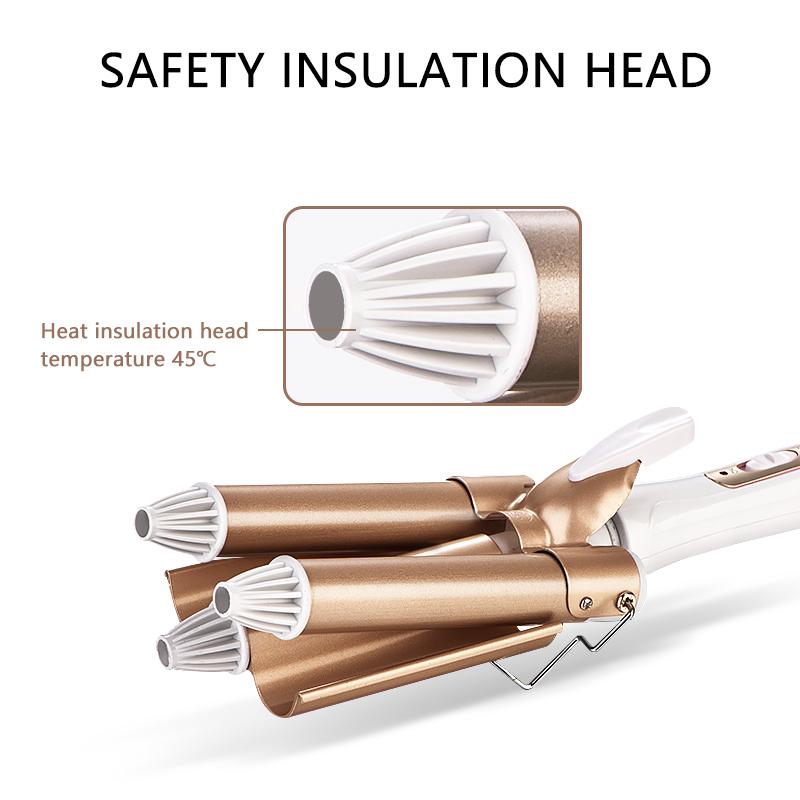 Professional Curling Iron Triple Barrel Hair Curler Hair Waver Styling Tools Electric Hairdressing Curling For All Hair Types
