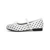 New Model883-6 French Round Head Polka Dot Flat-Soled Single Shoes Women'S Shallow Mouth Soft Sole With Skirt Mary Jane Women'S Shoes