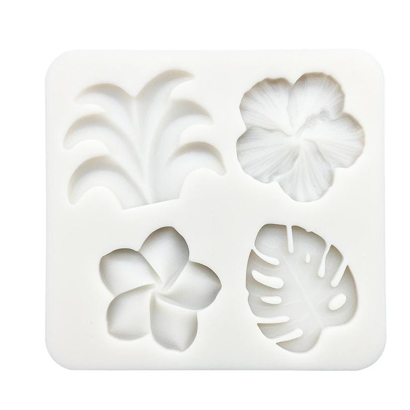 

Роза Плюмерия Цветок Монстера Делициоза Лист Силиконовая форма для выпечки торта Сахарное ремесло Шоколадный кекс Помадка Инструменты для украшения