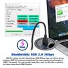 U3-095-HUB05 USB 3.0 Hub 2xUSB3.0 + 3.5mm + Type-C 60mm Desk Grommet Splitter Dock Station