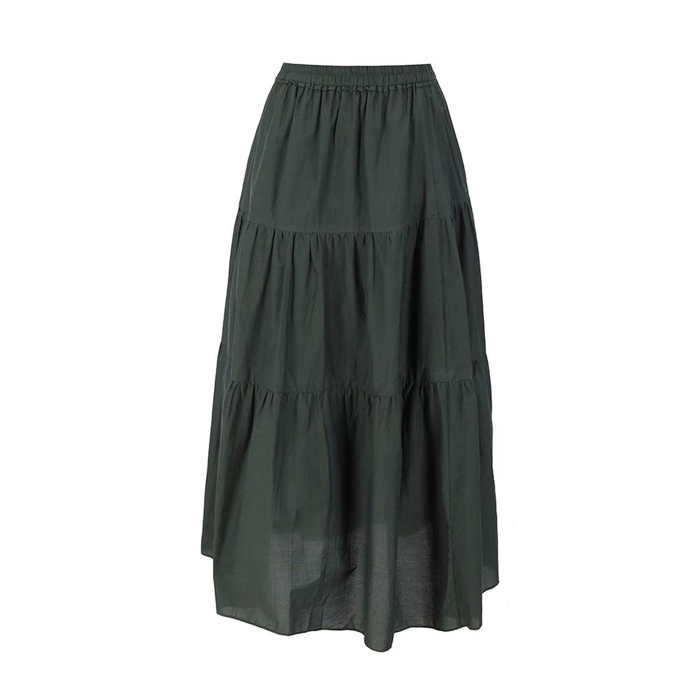 VISITINNEWYORK Tiered Banding Skirt (Vz7Sr14)