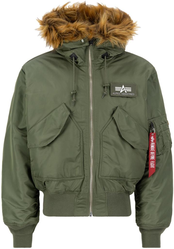Alpha Industries 45P Hooded Winter Jacket (144103-01) sage/green