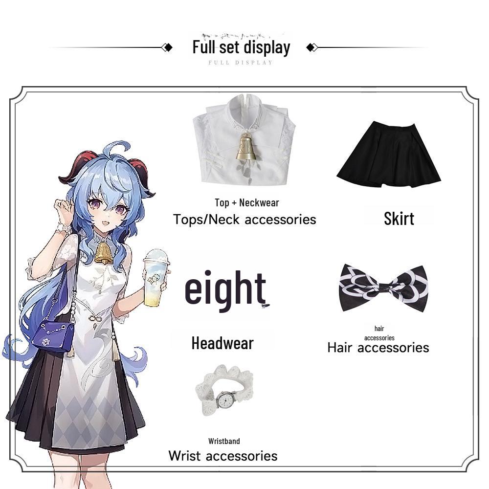 Ganyu & Shenhe Cosplay Costume - Fog City X Genshin Heytea Anime Design for Women