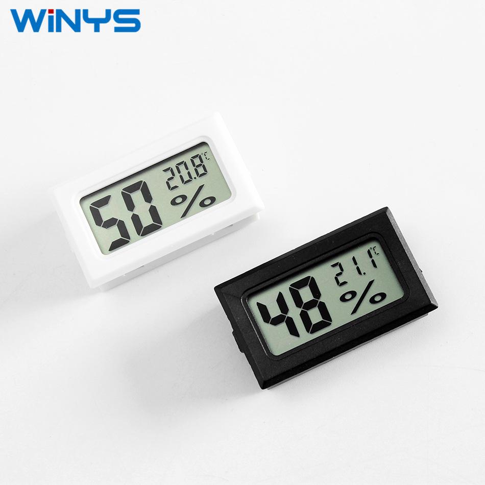 

Беспроводной мини цифровой термогигрометр для помещений/улицы для домашних животных и рептилий Fahrenheit White