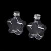 200 ml Niedliche Stern Plastikflasche Klar Milchtee Kaffeeflasche Transparent Trinkflasche Wasserbecher Saftgetränkeflaschen