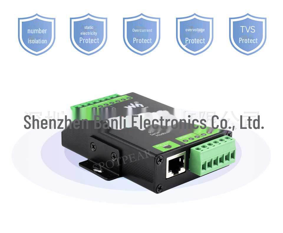Industrial-Grade 4-Port RS485 To RJ45 Ethernet Converter
