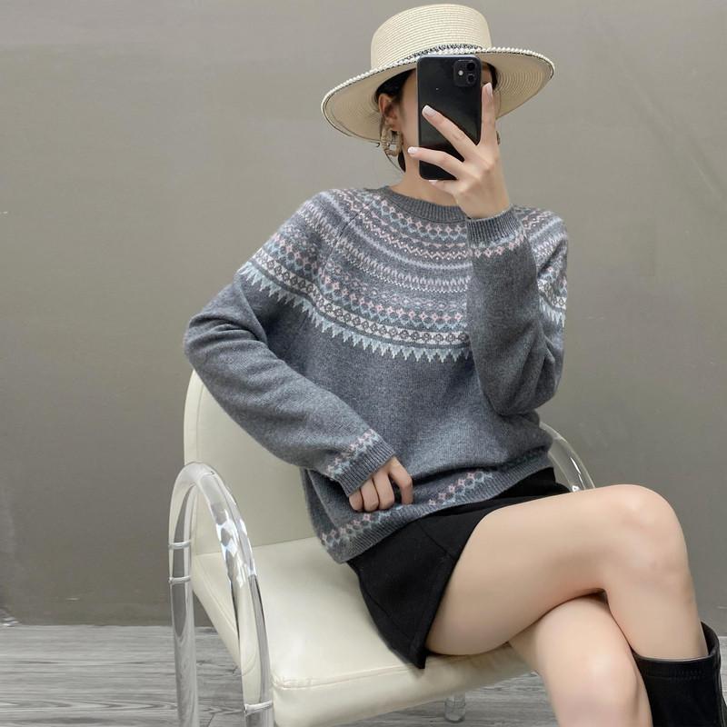 Qinghe 100% Pure Cashmere Women's Sweater - Ultra Soft Luxury Winter Pullover