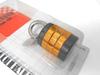 Waki Sangyo combination lock with rounded 23mm VA-102 3-row lettering,