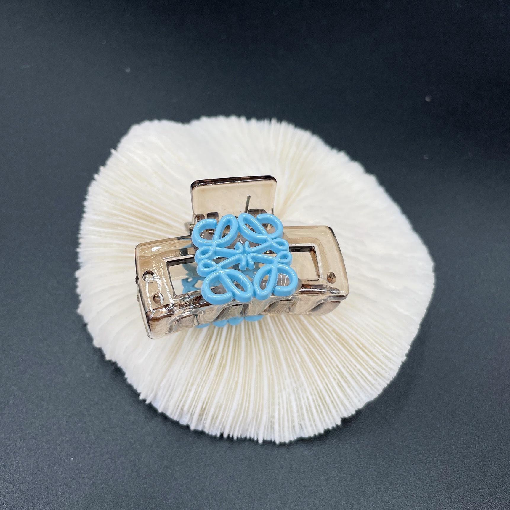 

Новый мини-зажим Xiaohongshu Shark Claw - цвета желе-макарон небесно-голубой