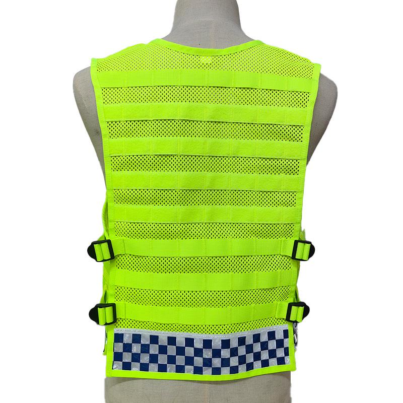 Traffic Duty Patrol Security Reflective Vest - Lightweight & Breathable