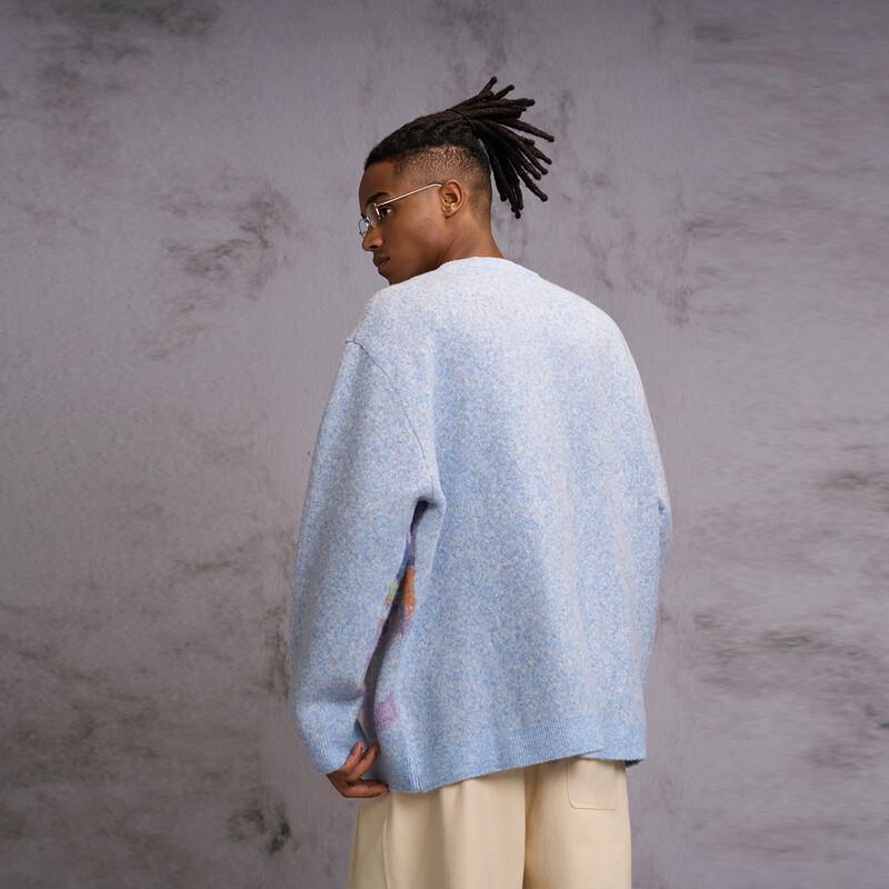 CANOTWAIT Crayon Style Jacquard Cardigan
