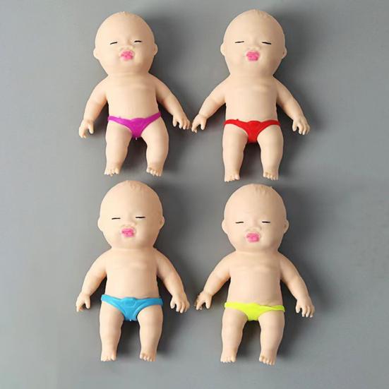 Decompression Toy Stress Relief Squeeze Ball Soft TPR Anxiety Reliever for Adults Kids Birthday Christmas Gift Venting Toy