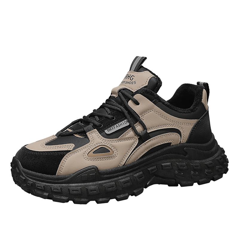 Fashion Sneakers Men New Casual Sport Walking Shoes Men Outdoor High Top Shoes Comfortable Warmed Boots For Men 2024