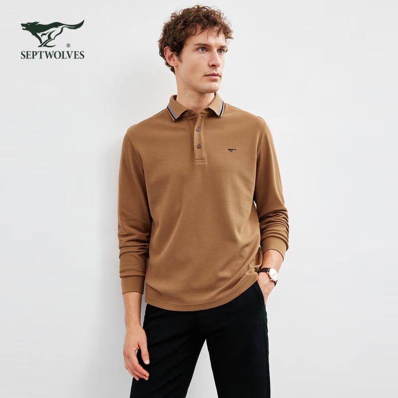 

Septwolves Men s Warm Fleece Long Sleeve Polo Shirt XL