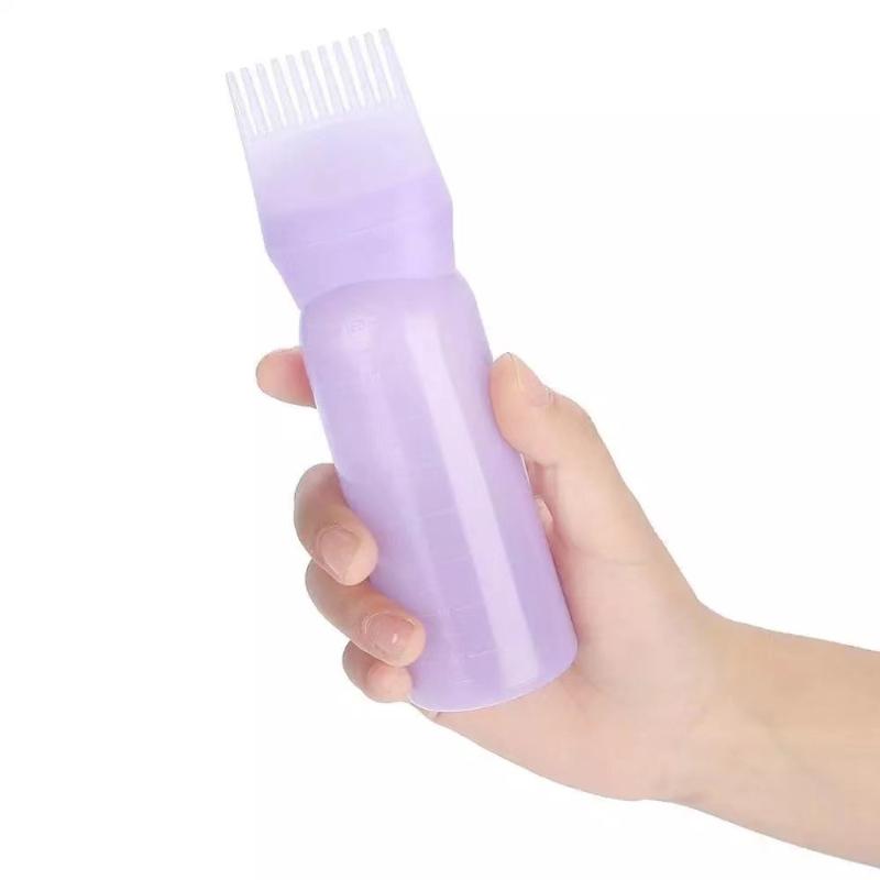 120Ml Hair Dye Bottle With Applicator Brush Salon Hair Coloring Dyeing Bottles