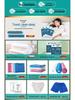 Thickened Waterproof Disposable Non-woven Massage Bed Sheets - Breathable & Oil-proof for Salons & Travel