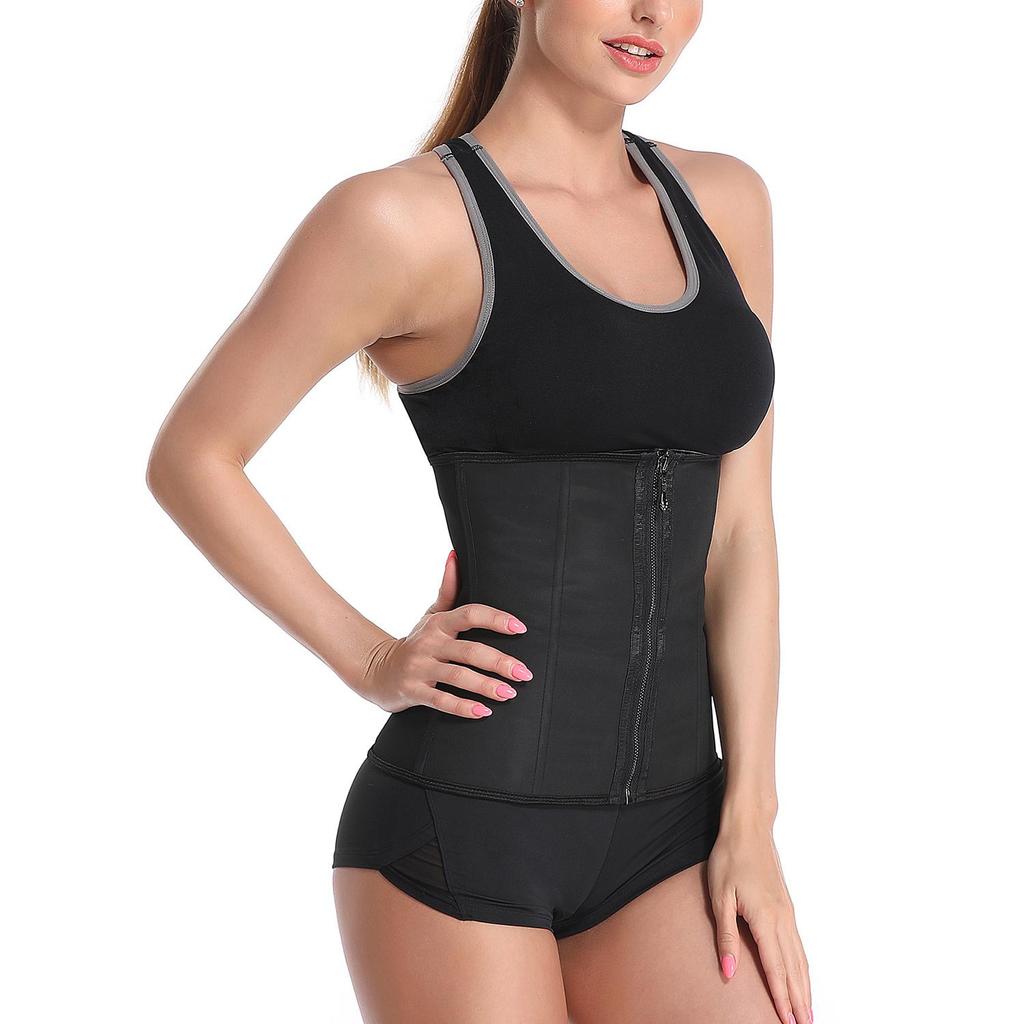 Waist Trainer Corsets Zipper Underbust Sport Girdle Hourglass Body Shaper for Women