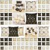 Premium Single Side Printed Bronzing Geometric Cushion Cover Perfect For Sofa And Bed Decor