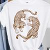 Retro Leopard Shirt, Big Cat Tee, Leopard Fighting Tee, Wild Animal Shirt, Leopard Tee, Jungle Wildlife Tshirt, Comfort Colors Safari Shirt