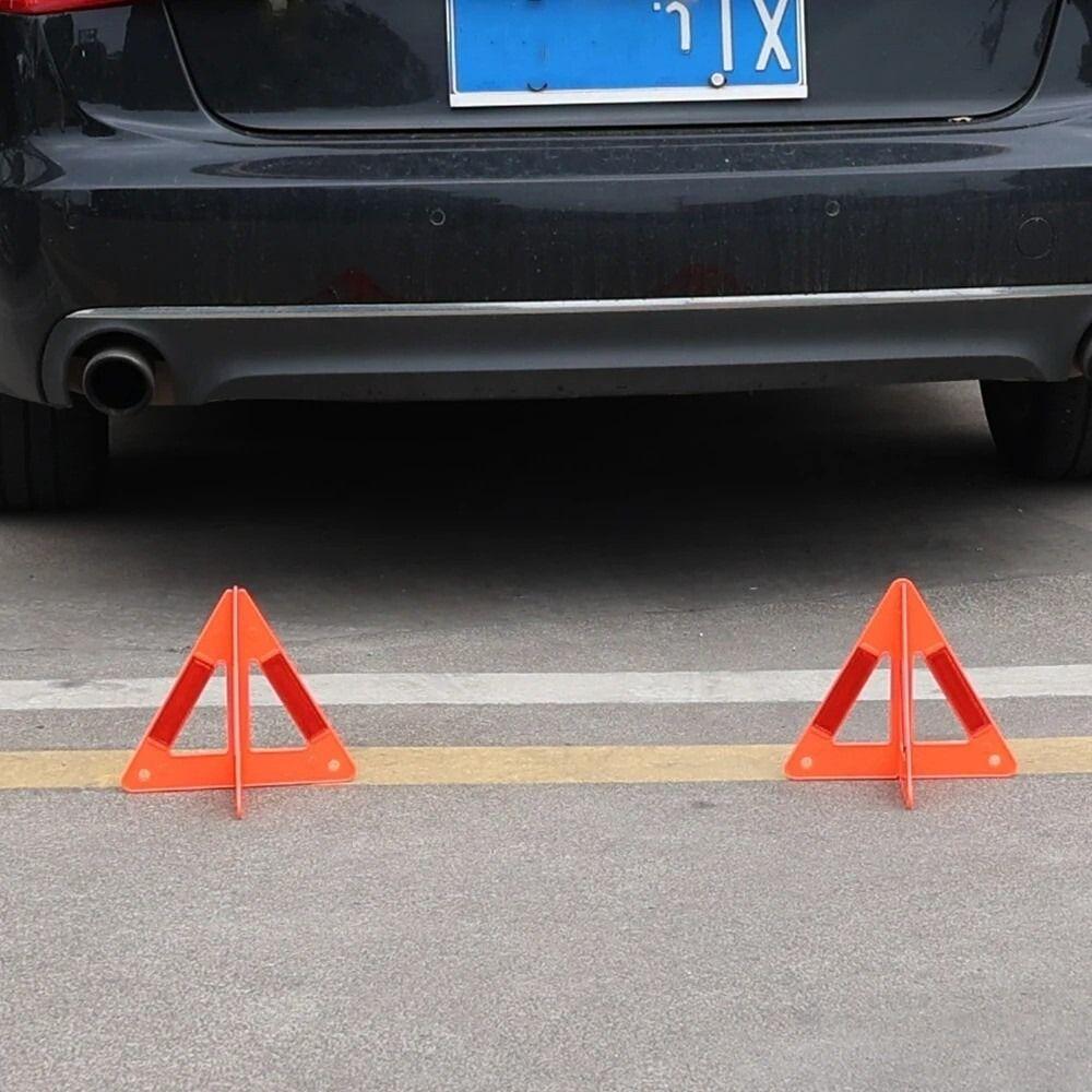 Plastic Car Emergency Breakdown Warning Foldable Stop Sign Reflector  Car Accessories