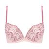 AMOSTYLE BY Triumph Entry Collection Bra Panty Set M019 C65M Push-Up & (Romantic Trim) Women's (Pink)