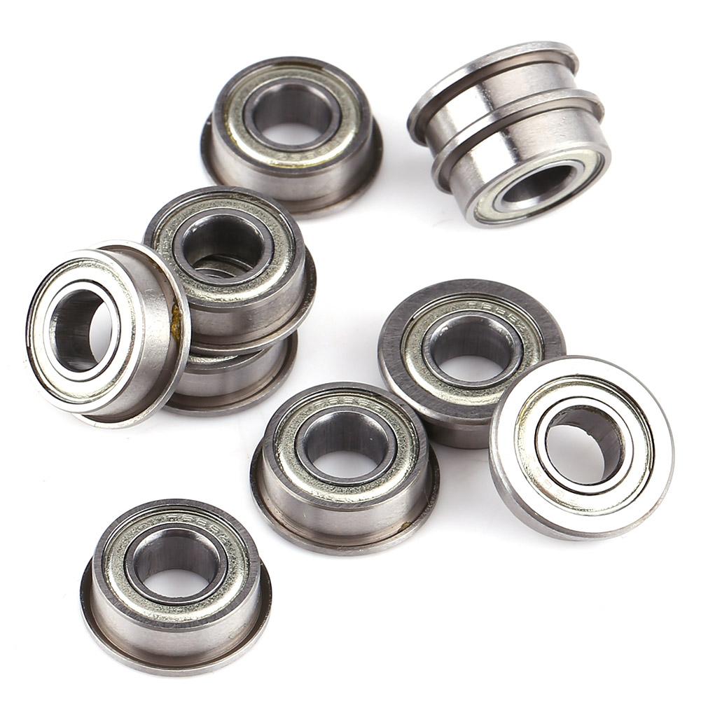 Flanged Bearing, 10pcs F686ZZ Steel Bearings Metal Shielded , Bearings
