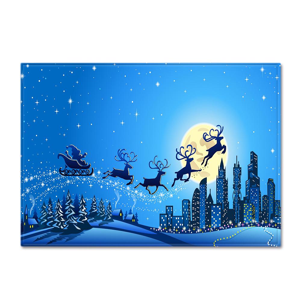 Christmas Living Room Floor Mat Bedroom Dining Room Carpet Carpet Doormat