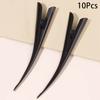 5/10Pcs Long Metal Hair Clips Horn Clip Hair Clamps Hair Accessories Duck Teeth Hairdressing Salon Tip Clip