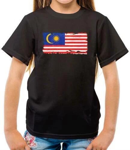 Malaysia Grunge Flag Style - T-Shirt - Malaysian - Country - Travel - Flags 100