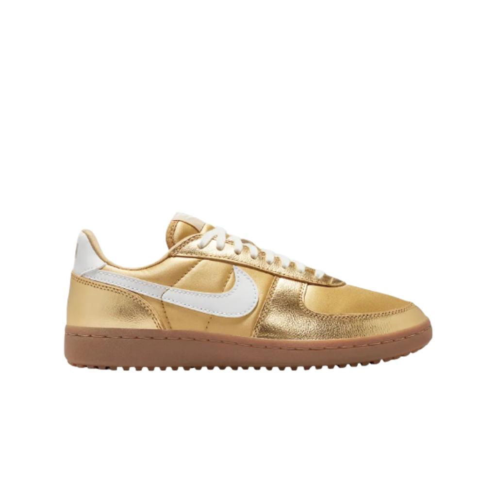 Nike Field General 82 Metallic Gold Women Sneakers Gum-Dark-Brown Sail HQ7397-700