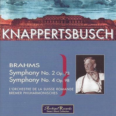 CD BRAHMS / KNAPPERTSBUSCH - Knappertsbusch Conducts 1947  ARPCD0123 Non Japan Classical Used