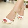 High Heels Shoes Women Wedding Shoes Gold Silver Female Footwear