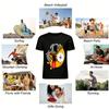 Dark Melted Goofy Tongue-Out Emoji Print Trendy Casual Tee Pure cotton T-shirt