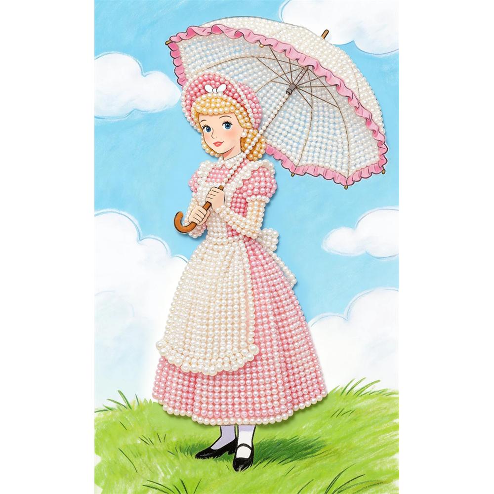 

Disney Pearl Painting Cartoon Girl Art Painting 5D DIY Pearl Embroidery Mosaic Cross Stitch Kit Home Decor 30x40