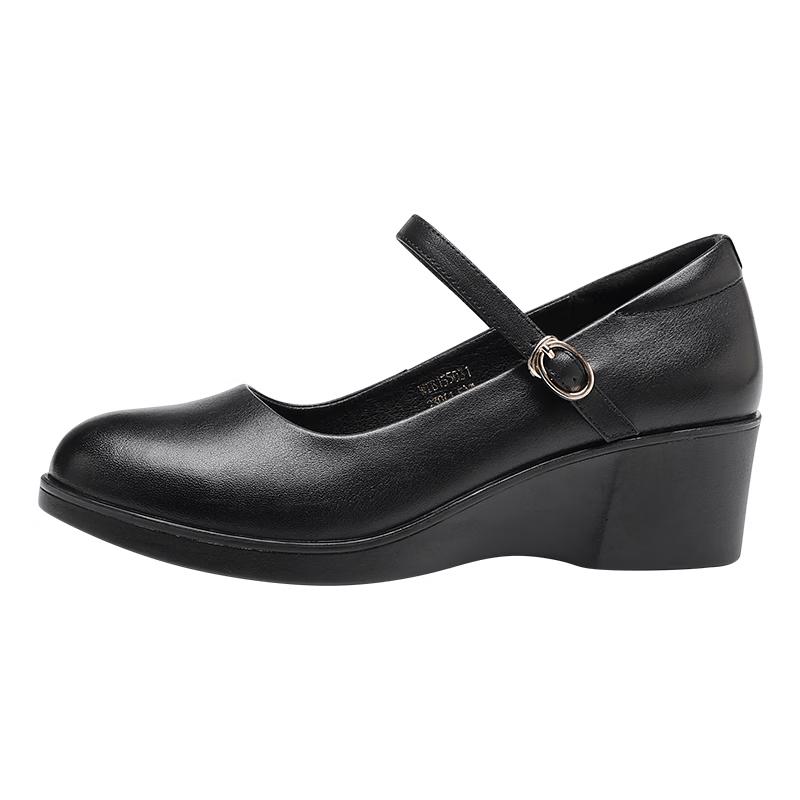 Red Dragonfly Women s Mary Jane Wedge Shoes 37